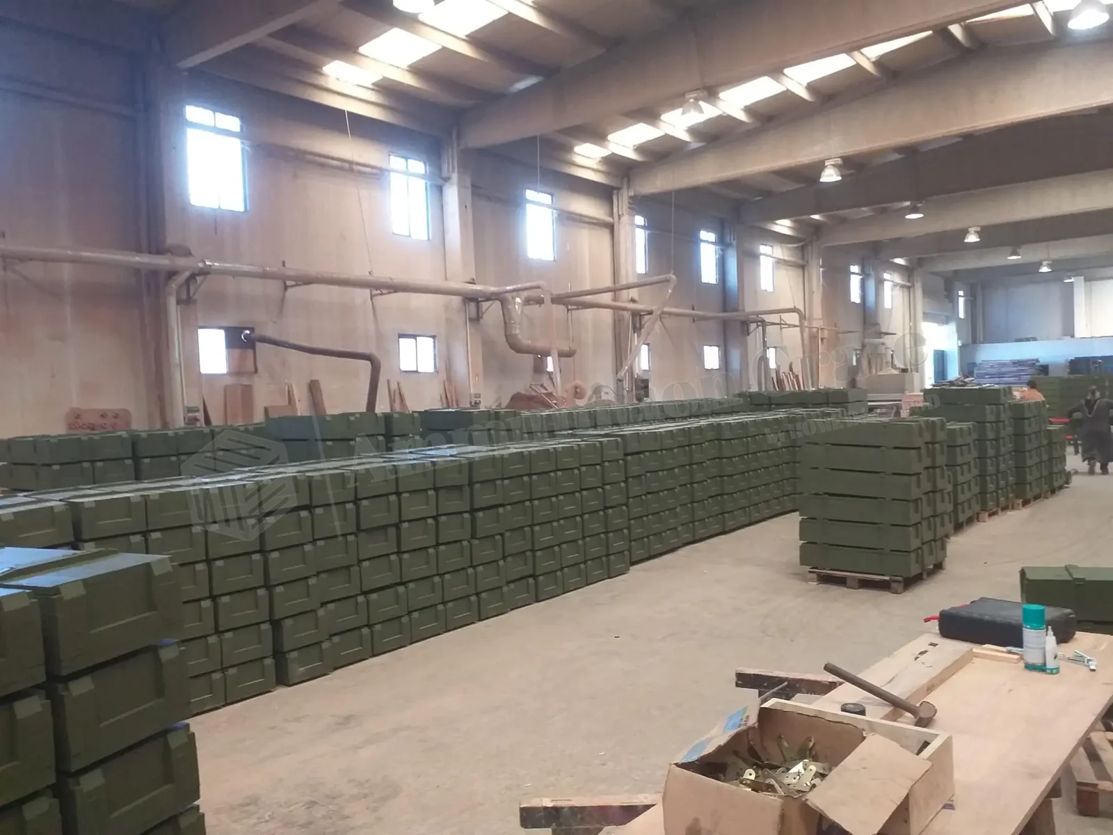 Wooden ammunition crate manufacturing process 06