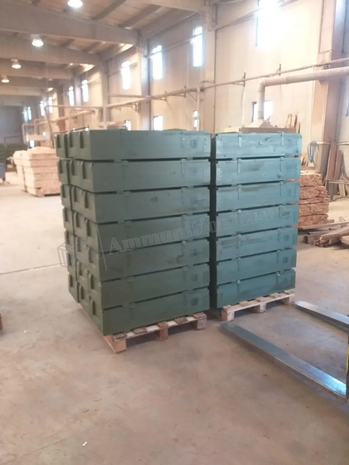 Wooden ammunition crate manufacturing process 07