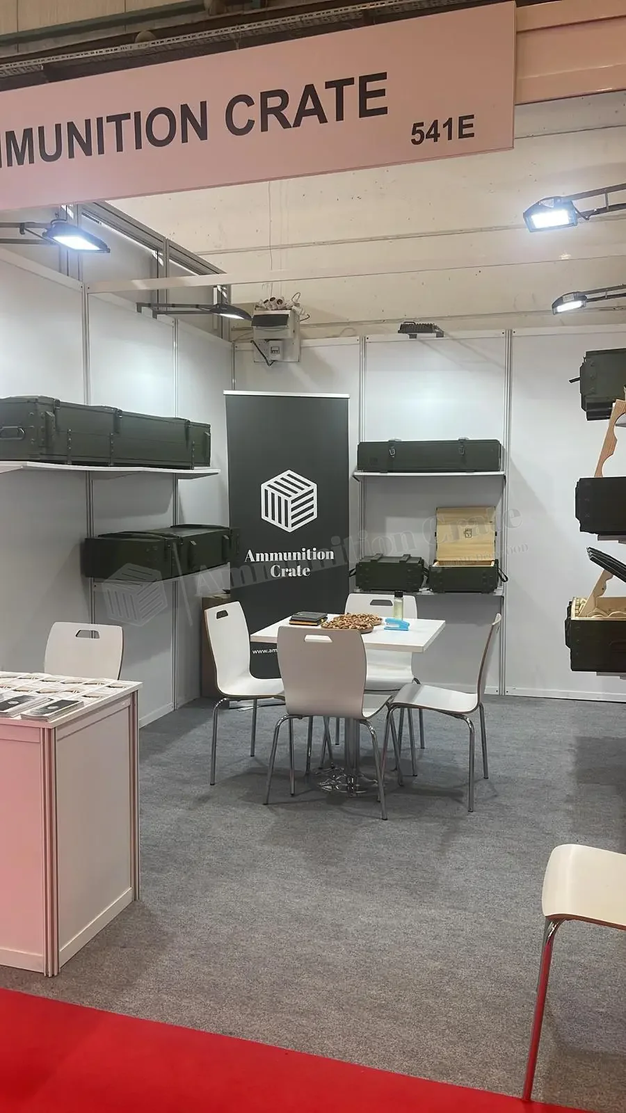 Ammunition Crate booth at IDEF 2023