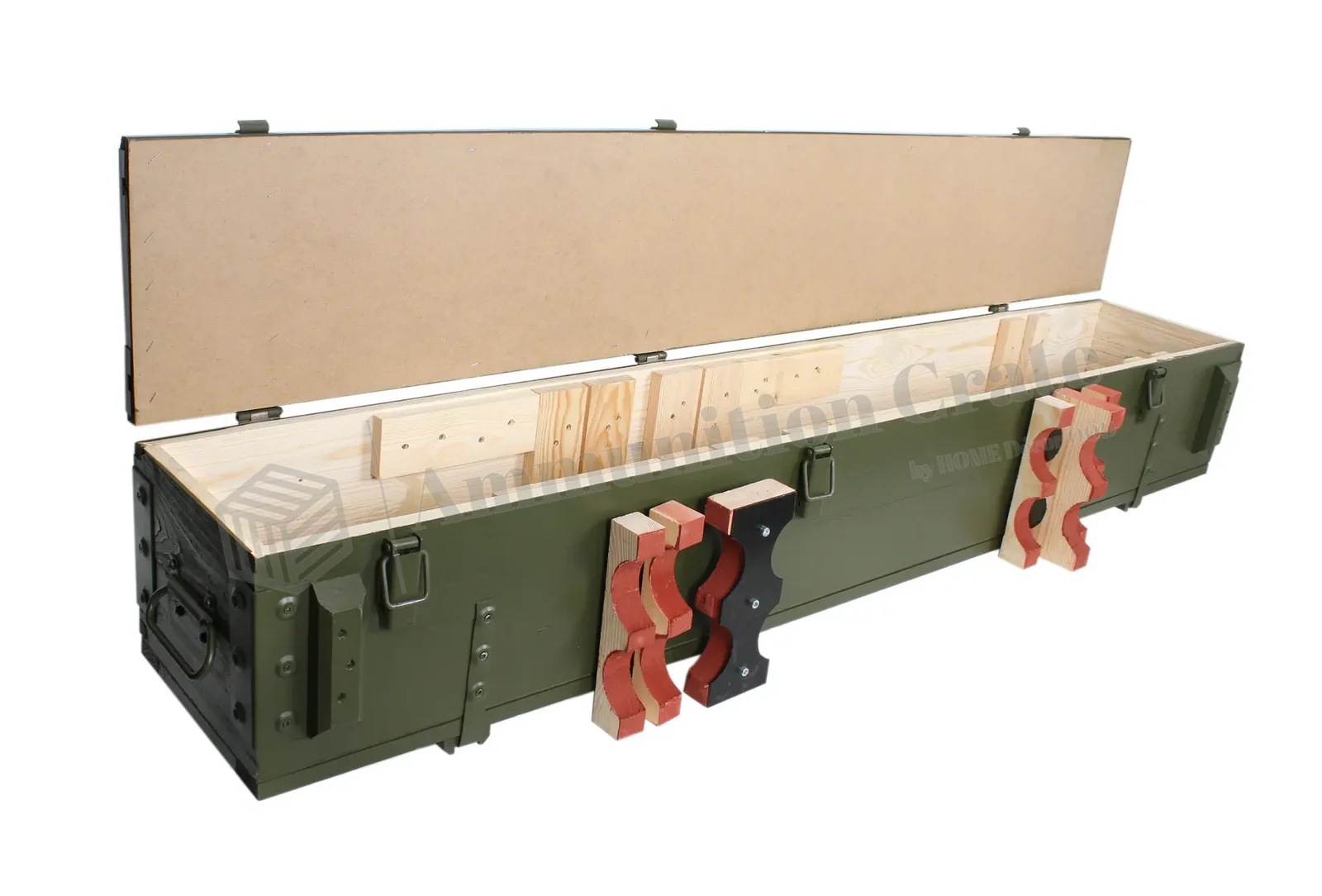 122 mm rocket ammunition crate